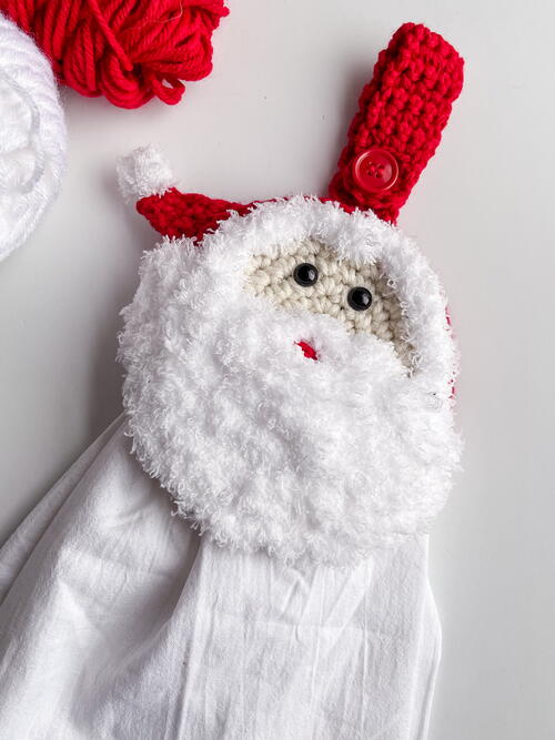 Santa Towel Topper Santa Towel Topper