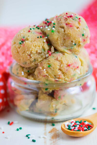 Edible Christmas Cookie Dough Edible Christmas Cookie Dough