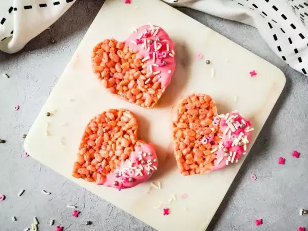Heart Rice Krispies Treats Heart Rice Krispies Treats