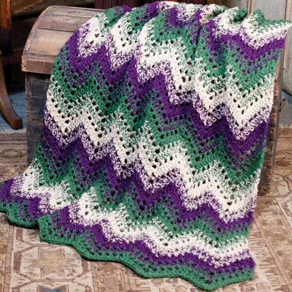 Forest Ripple Crochet Throw Forest Ripple Crochet Throw
