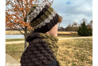 Andy's Scarf And Beanie Crochet Pattern Set