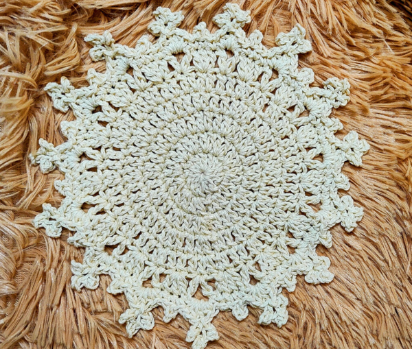 Easy Crochet Snowflake Doily