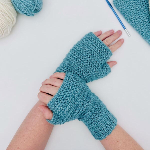 Herringbone Free Crochet Fingerless Gloves Pattern Herringbone Free Crochet Fingerless Gloves Pattern