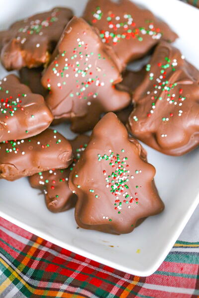 Chocolate Peanut Butter Christmas Trees Chocolate Peanut Butter Christmas Trees