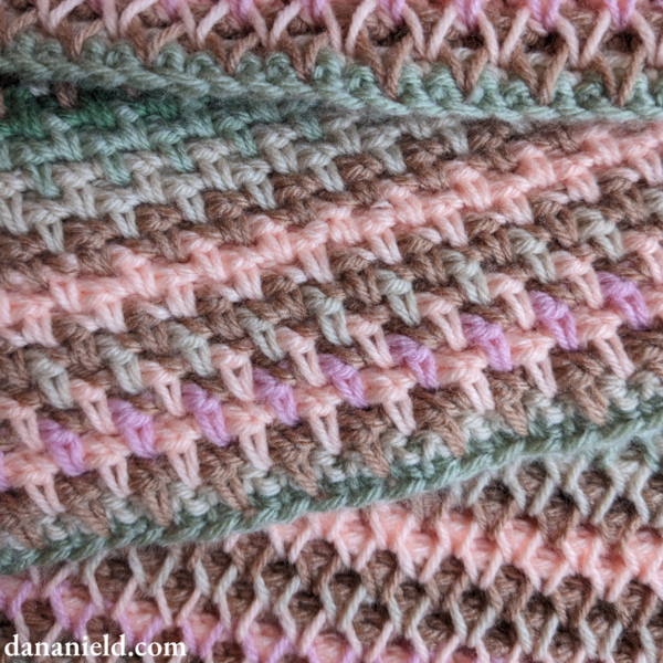 Honeycomb Crochet Temperature Baby Blanket Honeycomb Crochet Temperature Baby Blanket