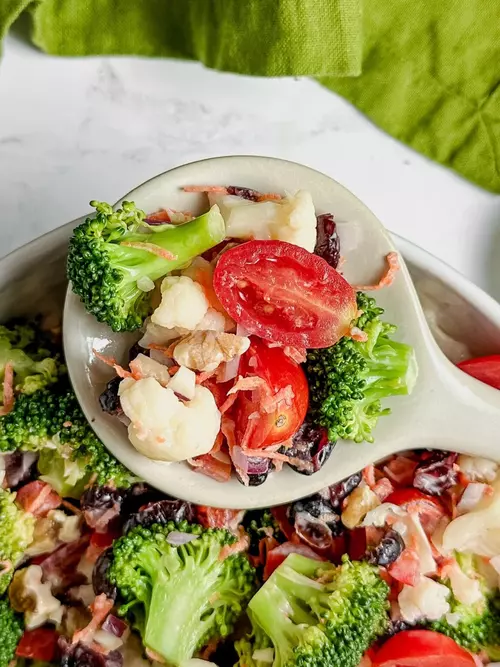 Broccoli Cauliflower Salad Broccoli Cauliflower Salad