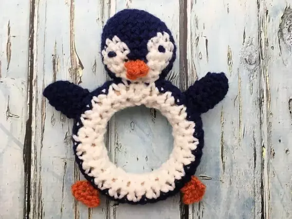 Penguin Baby Rattle Penguin Baby Rattle