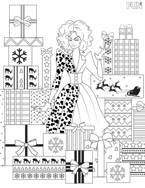Disney Villains Christmas Coloring Pages Disney Villains Christmas Coloring Pages