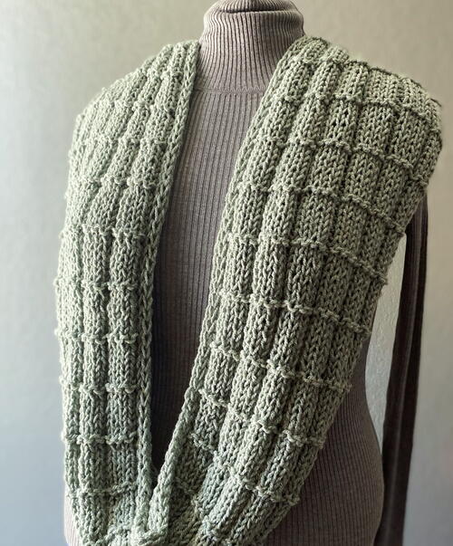 Tiled Infinity Scarf Tiled Infinity Scarf