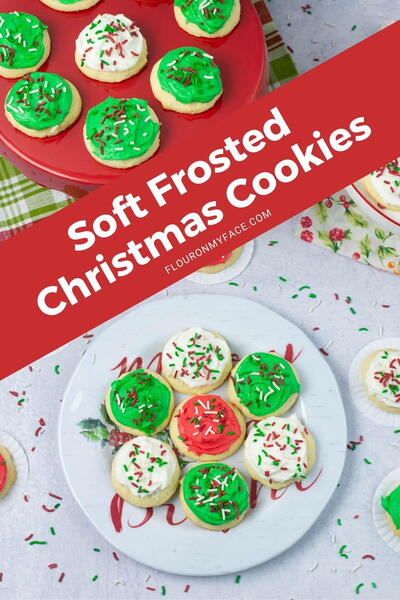 Soft Frosted Christmas Cookies Soft Frosted Christmas Cookies