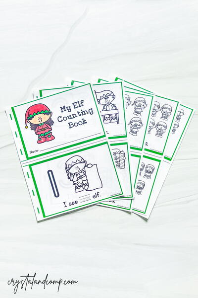 Elf Printable Book Elf Printable Book