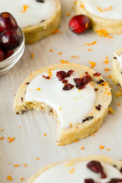 Cranberry Orange Shortbread Cookies Cranberry Orange Shortbread Cookies