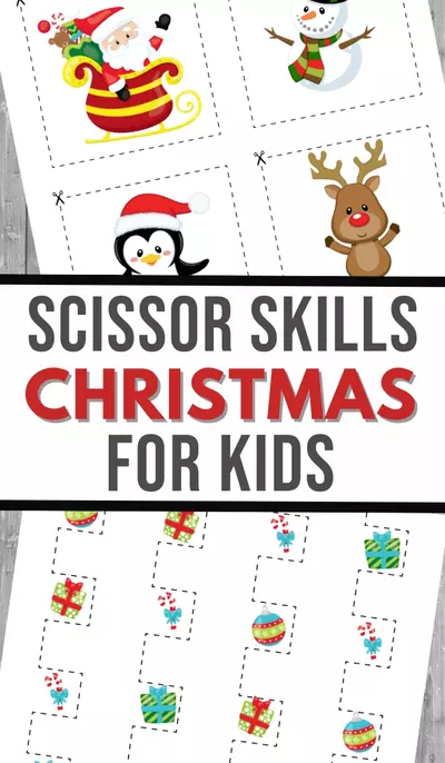 Christmas Cutting Worksheets