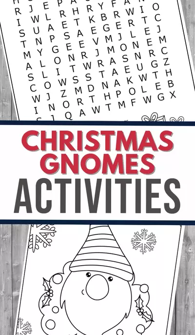 Christmas Gnomes Activity Pages
