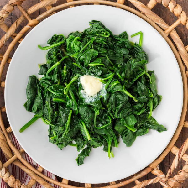 Steamed Spinach Steamed Spinach