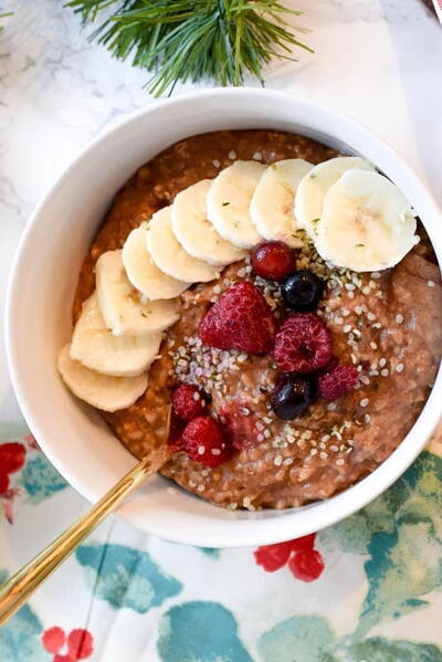 Overnight Gingerbread Oatmeal Overnight Gingerbread Oatmeal