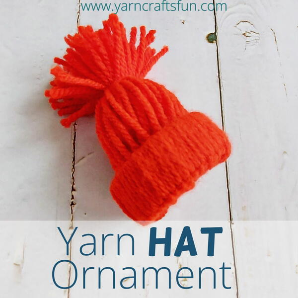 Cute Yarn Hat Ornament Cute Yarn Hat Ornament