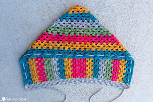Detachable Granny Stitch Crochet Hood Detachable Granny Stitch Crochet Hood