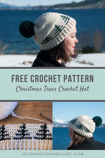 Christmas Trees Crochet Hat Christmas Trees Crochet Hat