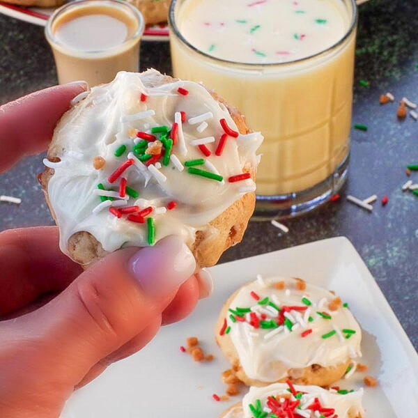 Eggnog Baileys Cookies Eggnog & Baileys Cookies