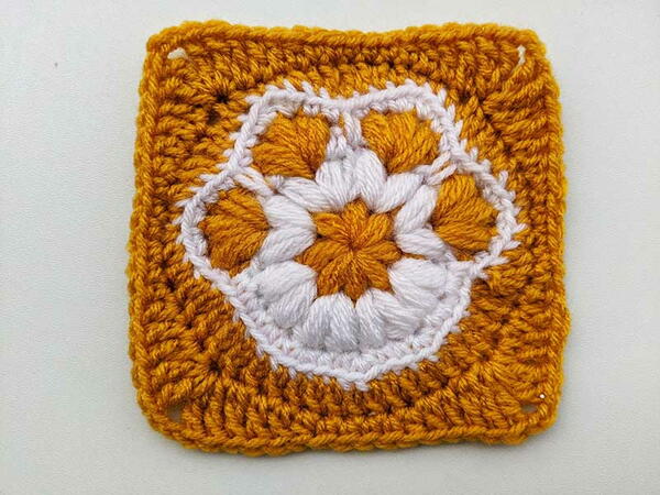 Paw Print Granny Square Paw Print Granny Square