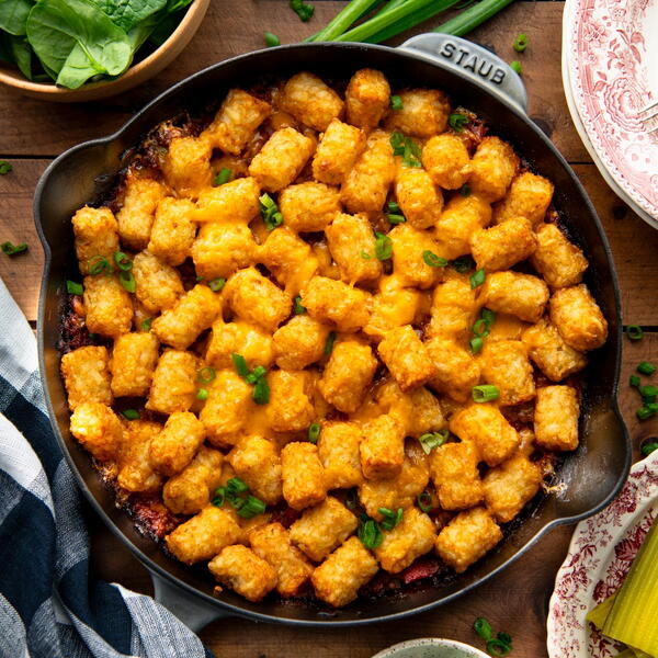 One Skillet Cheeseburger Tater Tot Casserole One Skillet Cheeseburger Tater Tot Casserole