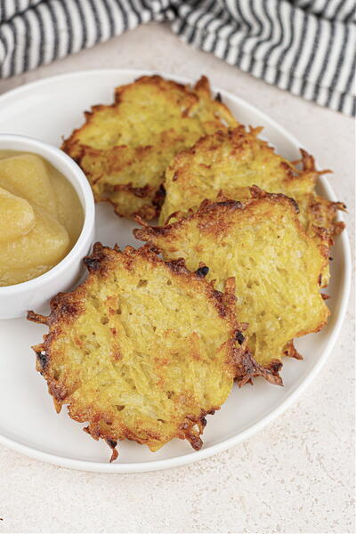 Baked Potato Latkes pancakes Baked Potato Latkes (pancakes)