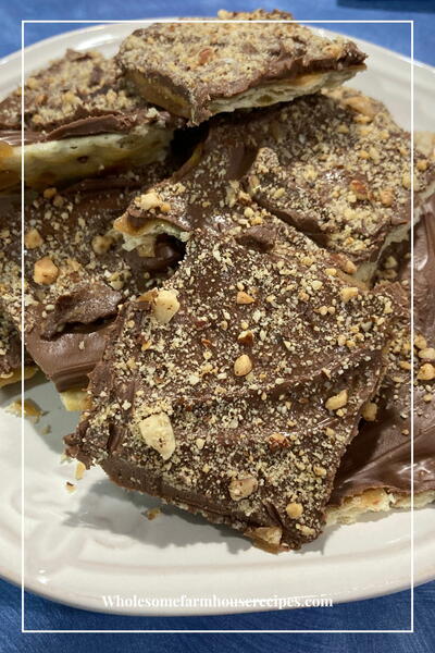 Saltine Cracker Toffee Easy Candy Recipe Saltine Cracker Toffee Easy Candy Recipe