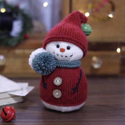 Snowman Free Knitting Pattern For Christmas