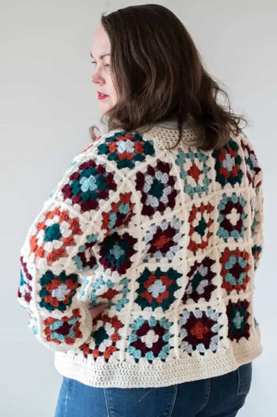 Granny Square Sweater Crochet Pattern Granny Square Sweater Crochet Pattern