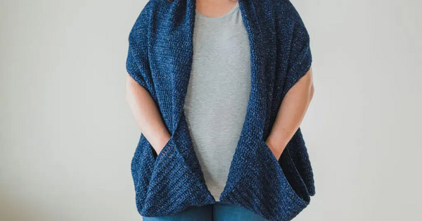 Crochet Shawl With Pockets Pattern For Beginners Crochet Shawl With Pockets Pattern For Beginners
