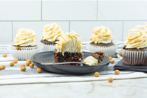 Homemade Chocolate Cupcakes With Caramel Candy Frosting Homemade Chocolate Cupcakes With Caramel Candy Frosting