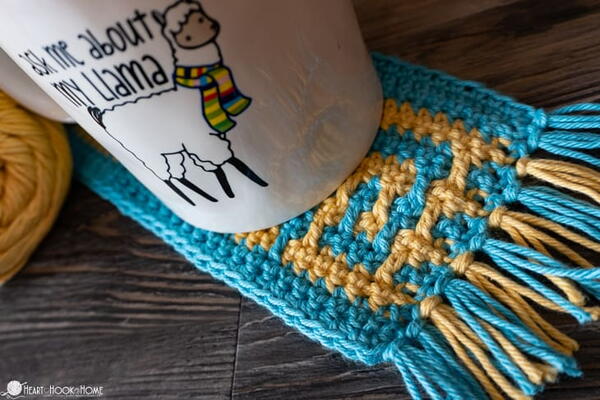 Greek Key Mug Rug Greek Key Mug Rug