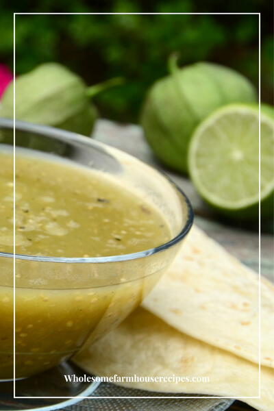 Homemade Tomatillo Salsa Verde Recipe Homemade Tomatillo Salsa Verde Recipe