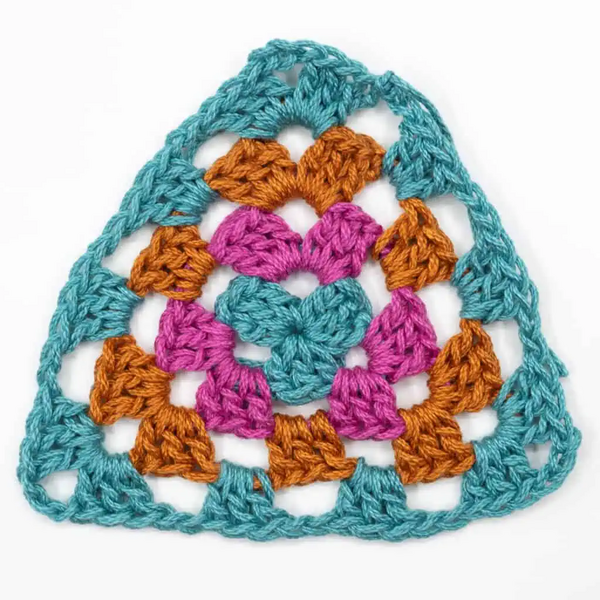 How To Crochet A Triangle Granny Square How To Crochet A Triangle Granny Square