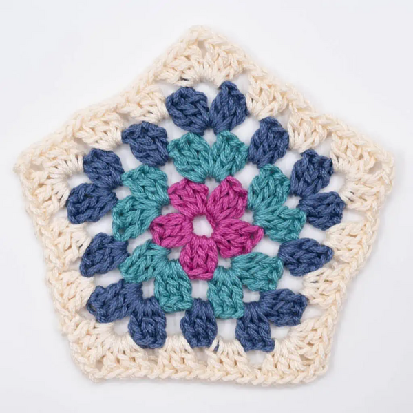 How To Crochet A Pentagon Granny Square How To Crochet A Pentagon Granny Square