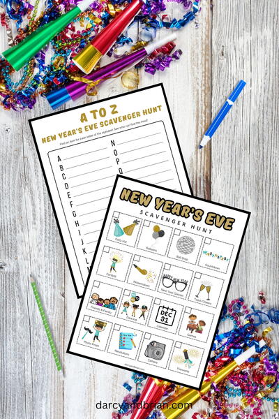 New Years Eve Scavenger Hunt New Year's Eve Scavenger Hunt