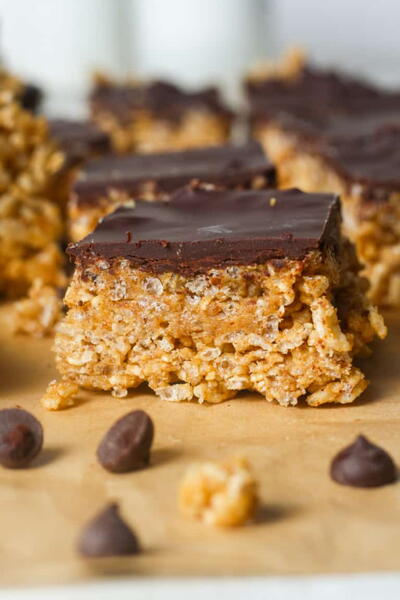 Peanut Butter Rice Krispie Treats Peanut Butter Rice Krispie Treats