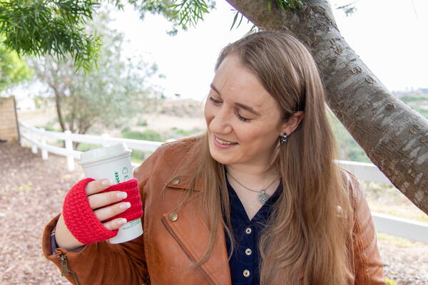 Happy Hand Cup Cozy Happy Hand Cup Cozy