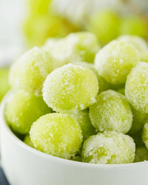 Champagne Candied Grapes Champagne Candied Grapes