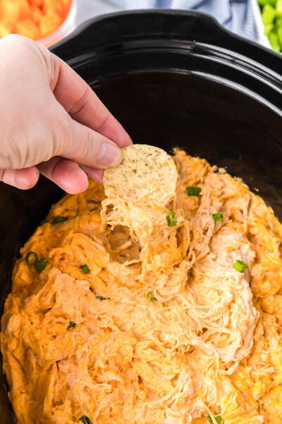 Buffalo Chicken Dip in The Slow Cooker Buffalo Chicken Dip (in The Slow Cooker!)