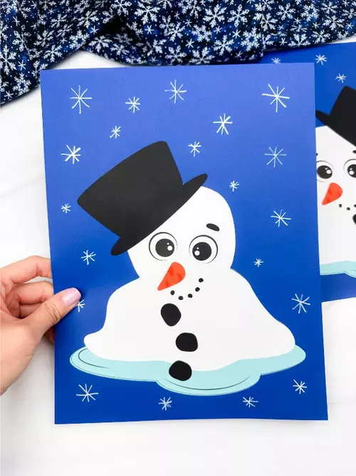 Melted Snowman Craft Melted Snowman Craft