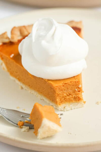 Healthy Pumpkin Pie