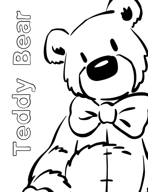 Free Printable Cute Teddy Bear Coloring Pages Free Printable Cute Teddy Bear Coloring Pages