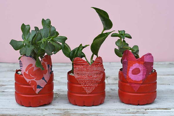 Valentines Day Planters Valentine's Day Planters