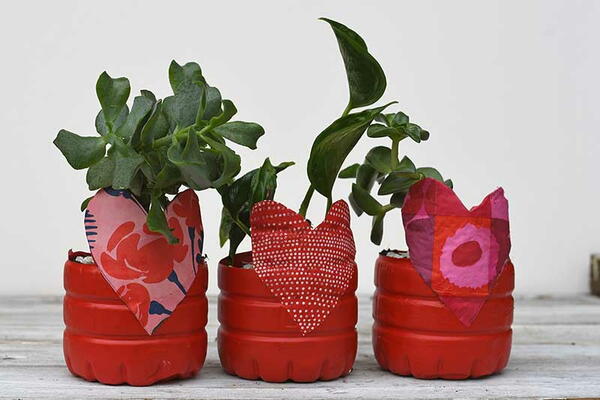 Valentine Day Planters Valentine Day Planters