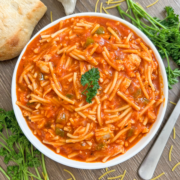 Amazing Canned Tuna & Pasta Stew | Easy 30 Minute One-pan Recipe