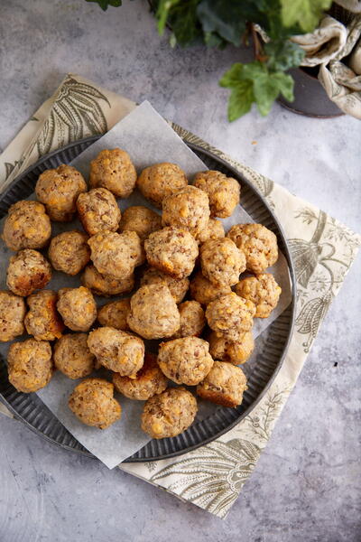 Cream Cheese Sausage Balls Cream Cheese Sausage Balls