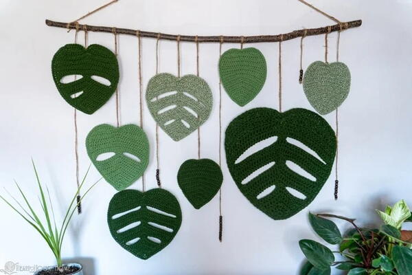 Monstera Leaves Wall Hanging Monstera Leaves Wall Hanging