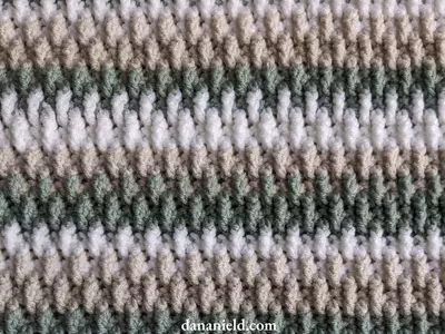 Tricolor Alpine Stitch Tutorial